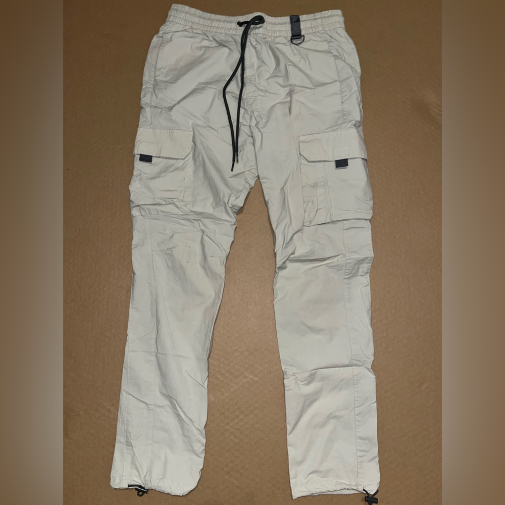PacSun Men’s Cream Cargo pants size Small